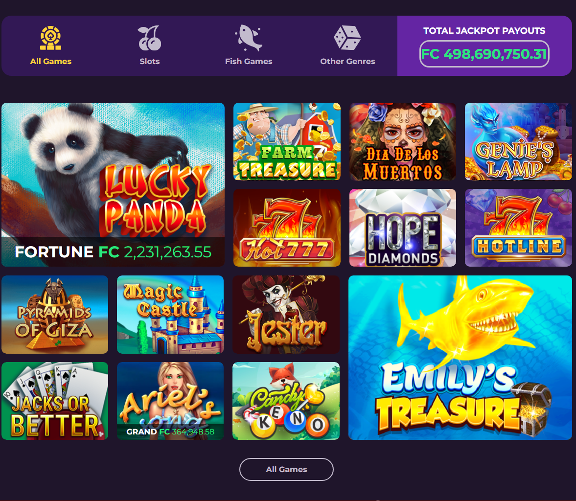 Fortune Coins Casino Games  